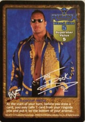 The Rock face card PROMO